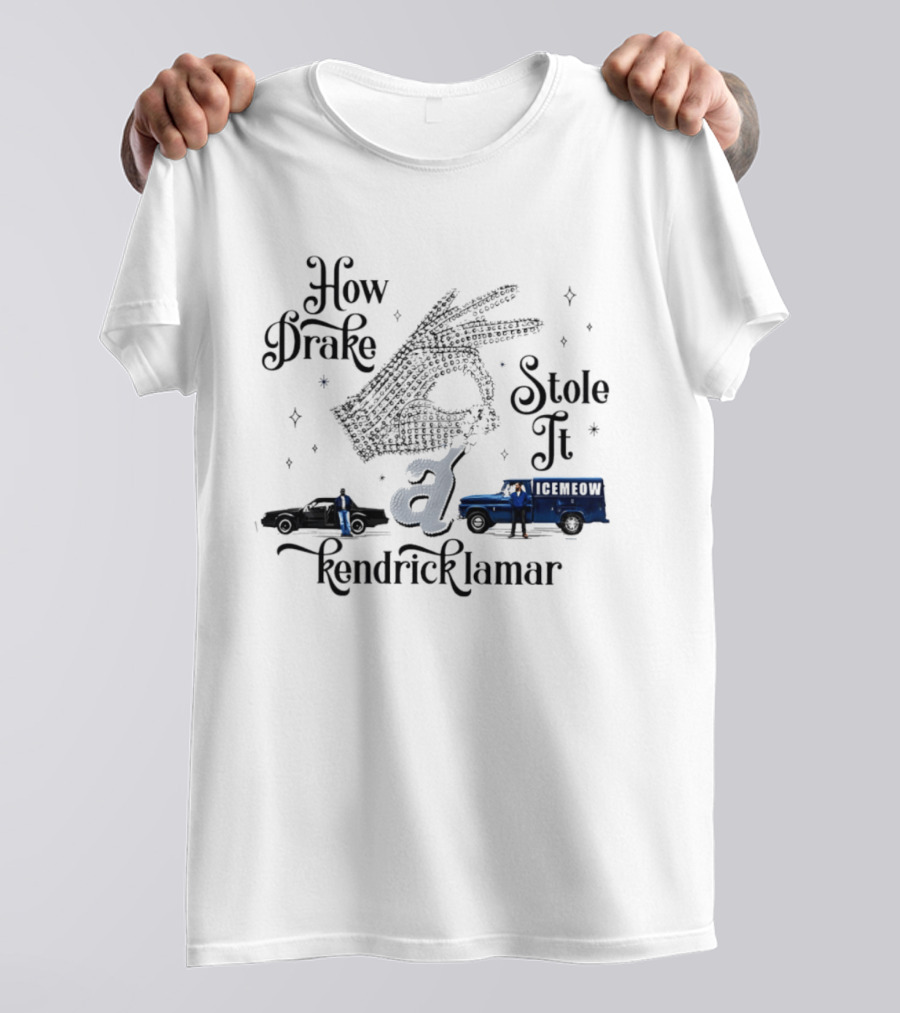 How Drake Stole It Kendrick Lamar Icemeow Bus T-Shirt