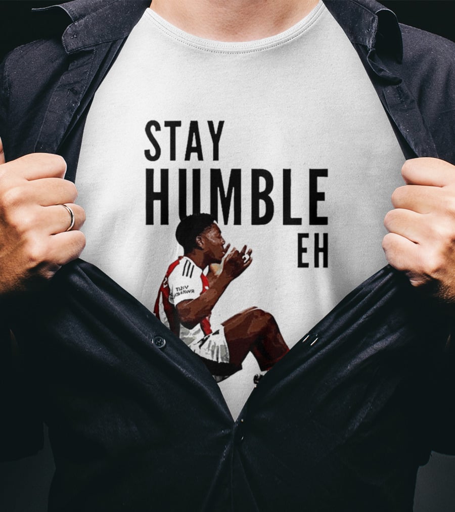 Myles Lewis Skelly Stay Humble Eh Arsenal Football Meme T-Shirt