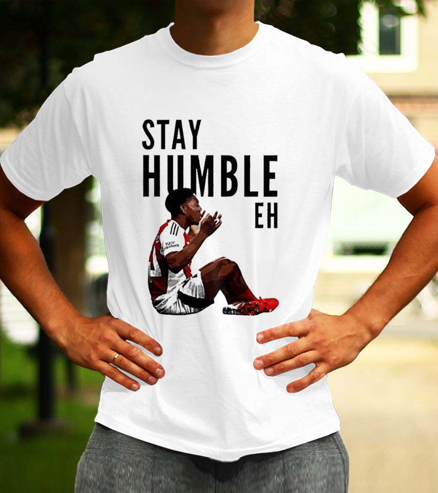 Myles Lewis Skelly Stay Humble Eh Arsenal Football Meme T-Shirt
