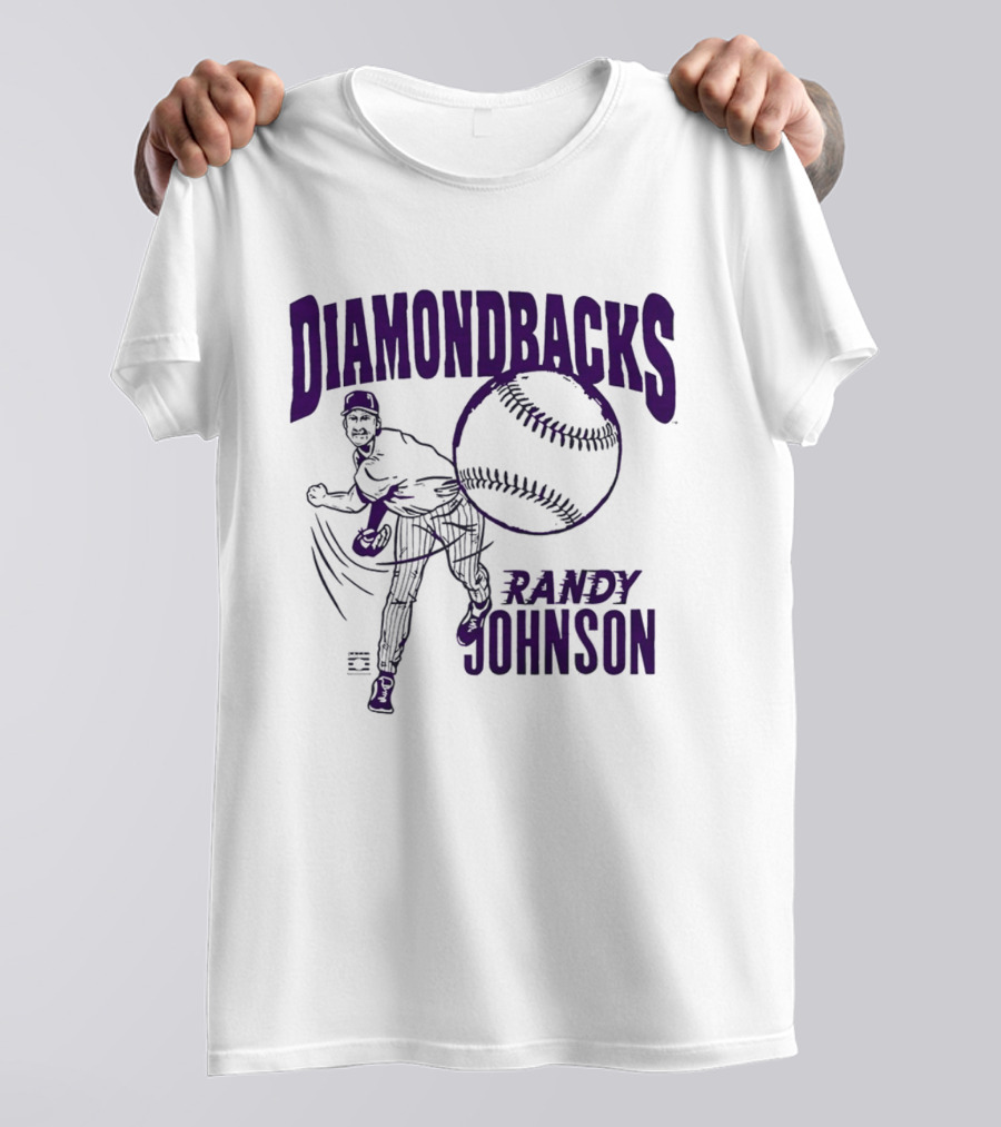 Randy Johnson Arizona Diamondbacks Cooperstown Collection Baseball T-Shirt