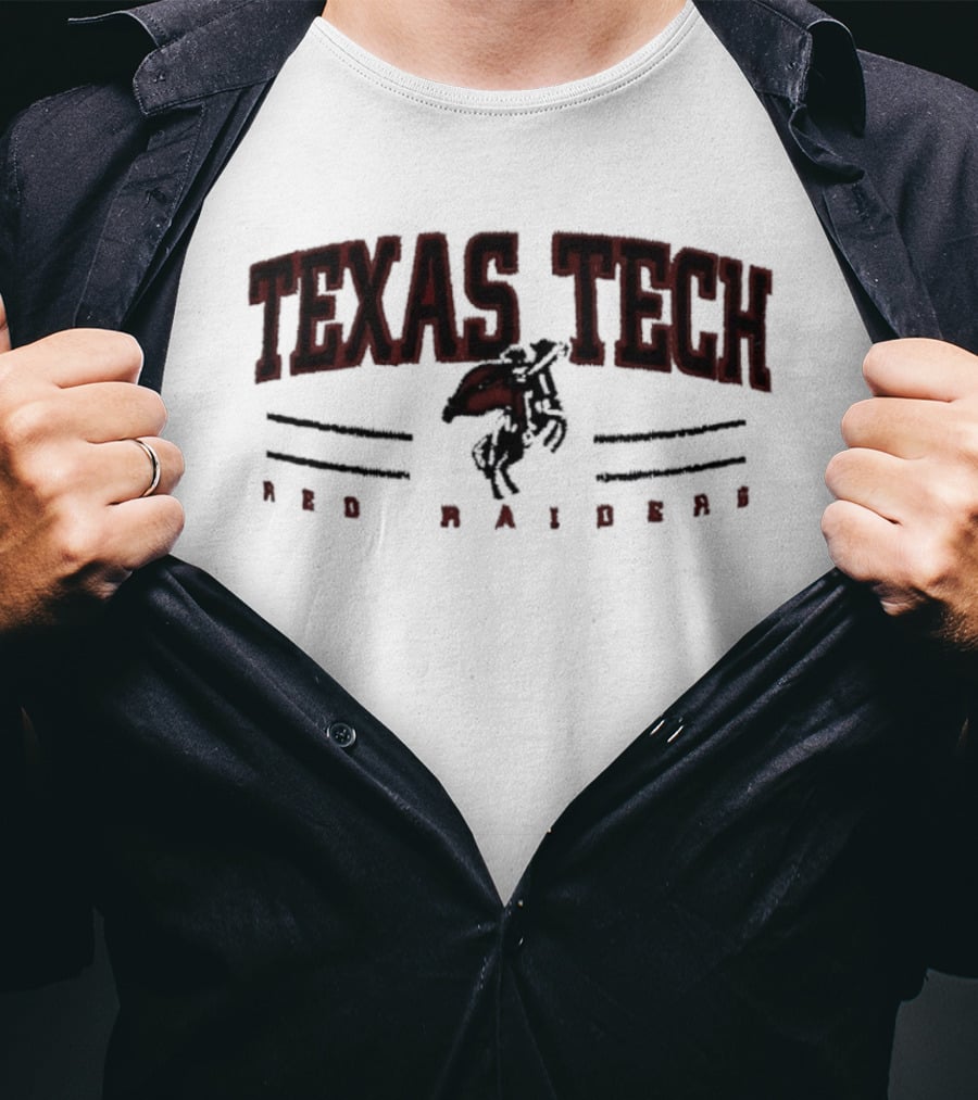 Texas Tech Red Raiders Masked Rider Football Iconic Horse T-Shirt