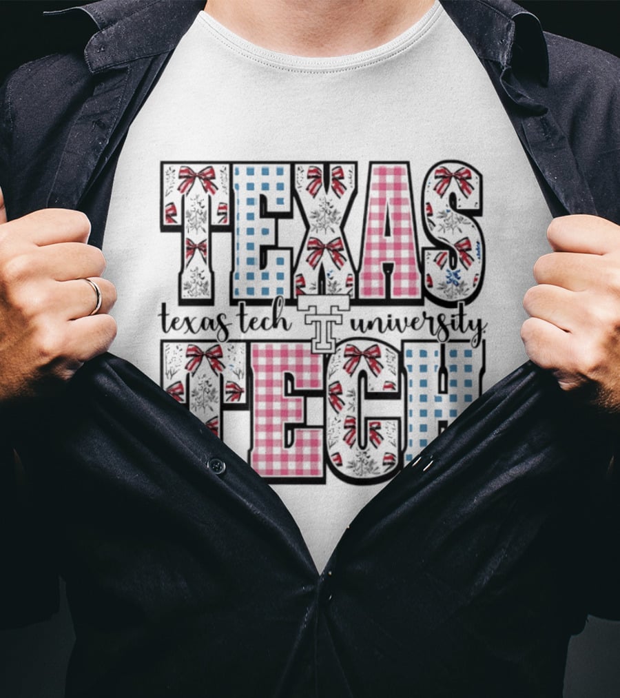 Texas Tech University Coquette Bow T-Shirt