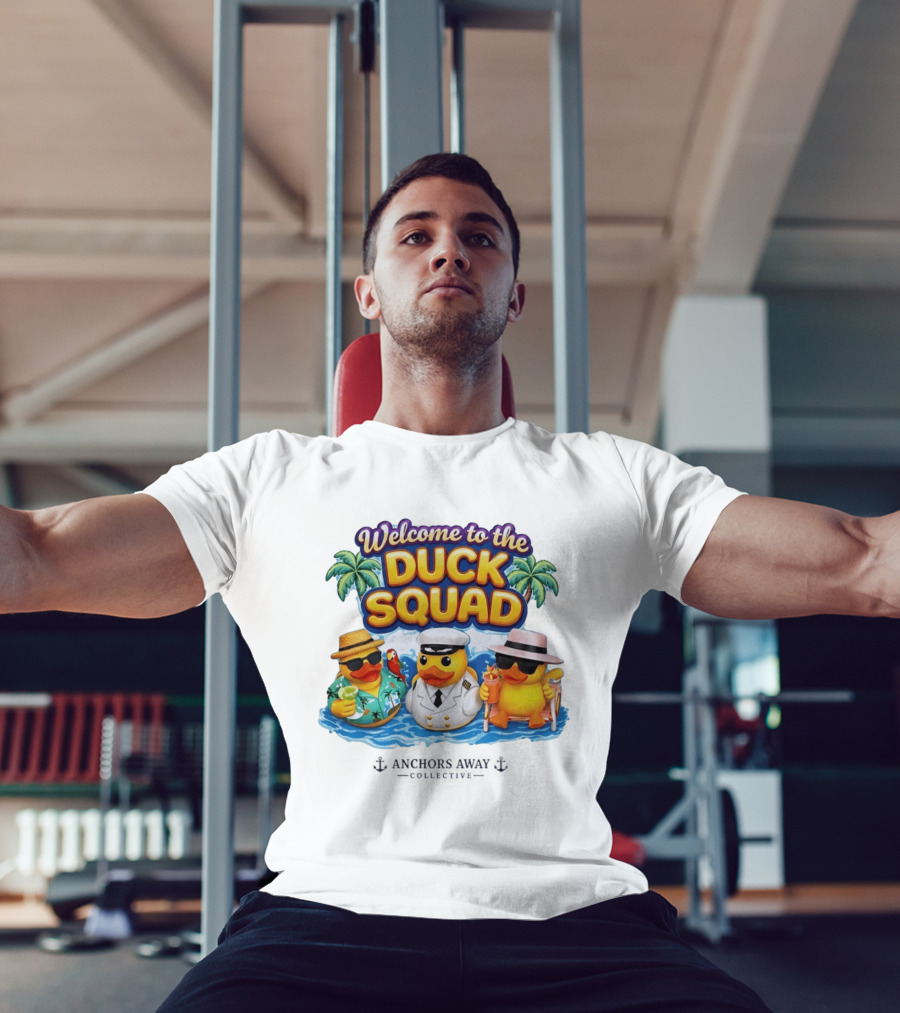 Welcome To The Duck Squad Anchors Away Collective Tropical Adventure T-Shirt