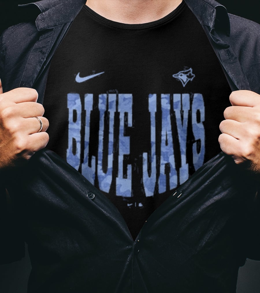 Nike Camo Velocity Victor Toronto Blue Jays Blue T-Shirt