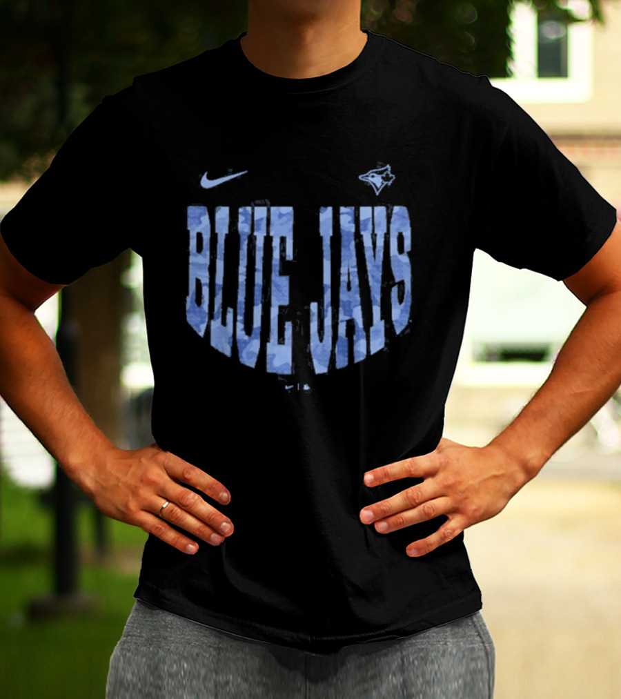 Nike Camo Velocity Victor Toronto Blue Jays Blue T-Shirt