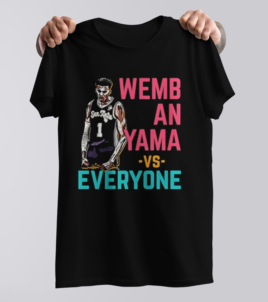 Victor Wembanyama Vs Everyone San Antonio Spurs NBA 2026 T-Shirt