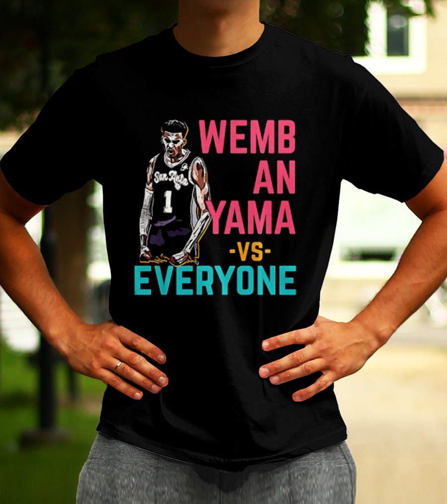 Victor Wembanyama Vs Everyone San Antonio Spurs NBA 2026 T-Shirt