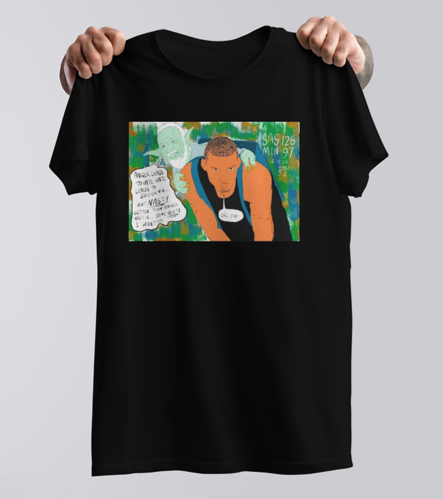 SAS 126 MIN 97 Baby Yoda Pop Anger Leads To Hate Nasty Alien Wemby Ok Pop T-Shirt