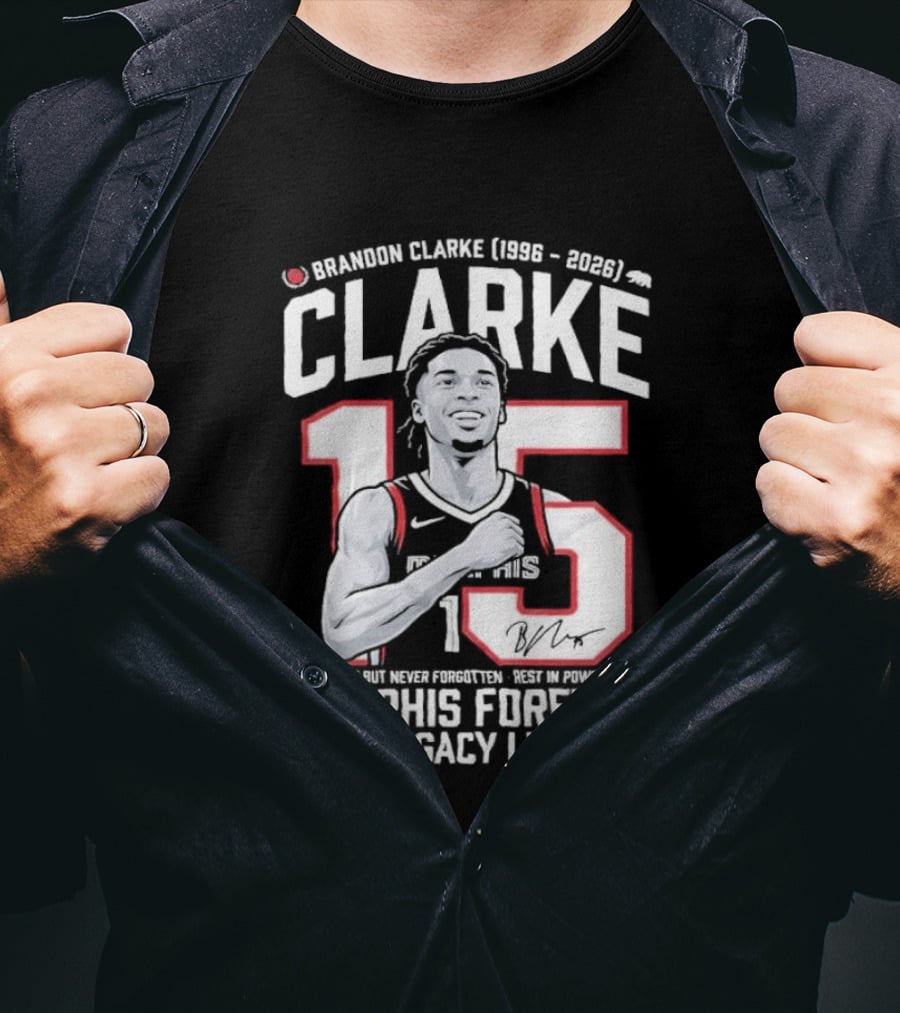 Brandon Clarke 15 Memphis Forever Legacy Lives On T-Shirt