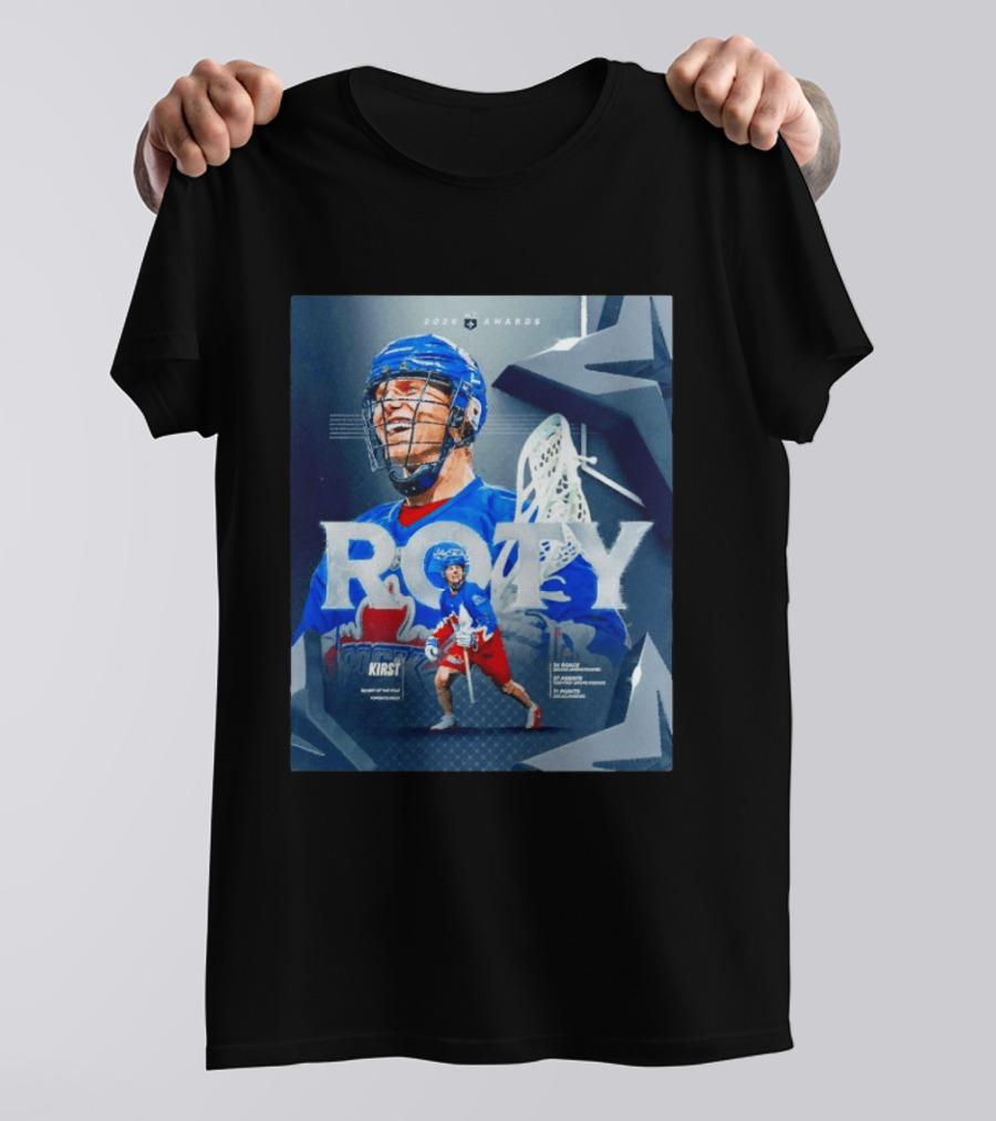 2026 Awards ROTY CJ Kirst Toronto Rock Lacrosse Highlights T-Shirt
