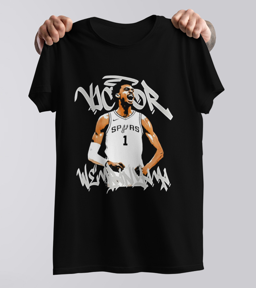Victor Wembanyama Spurs Basketball Celebration 2026 T-Shirt