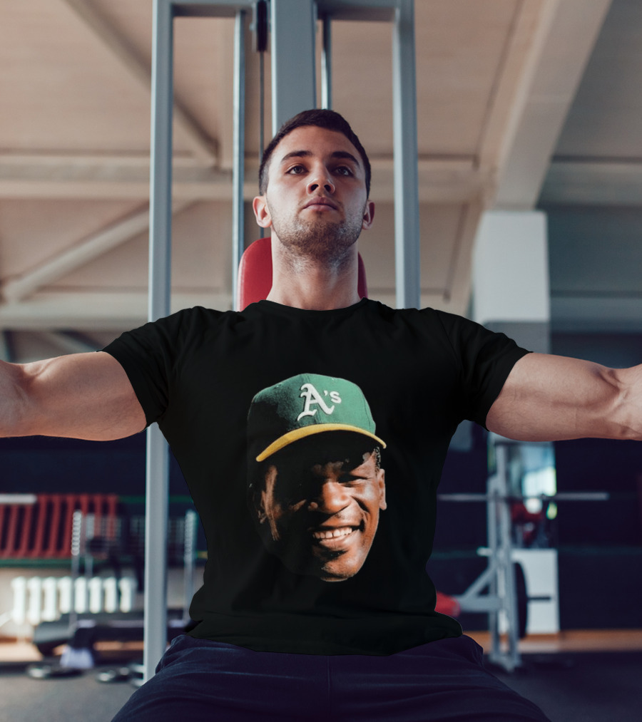 Dallas Braden Rickey Henderson A's Cap T-Shirt