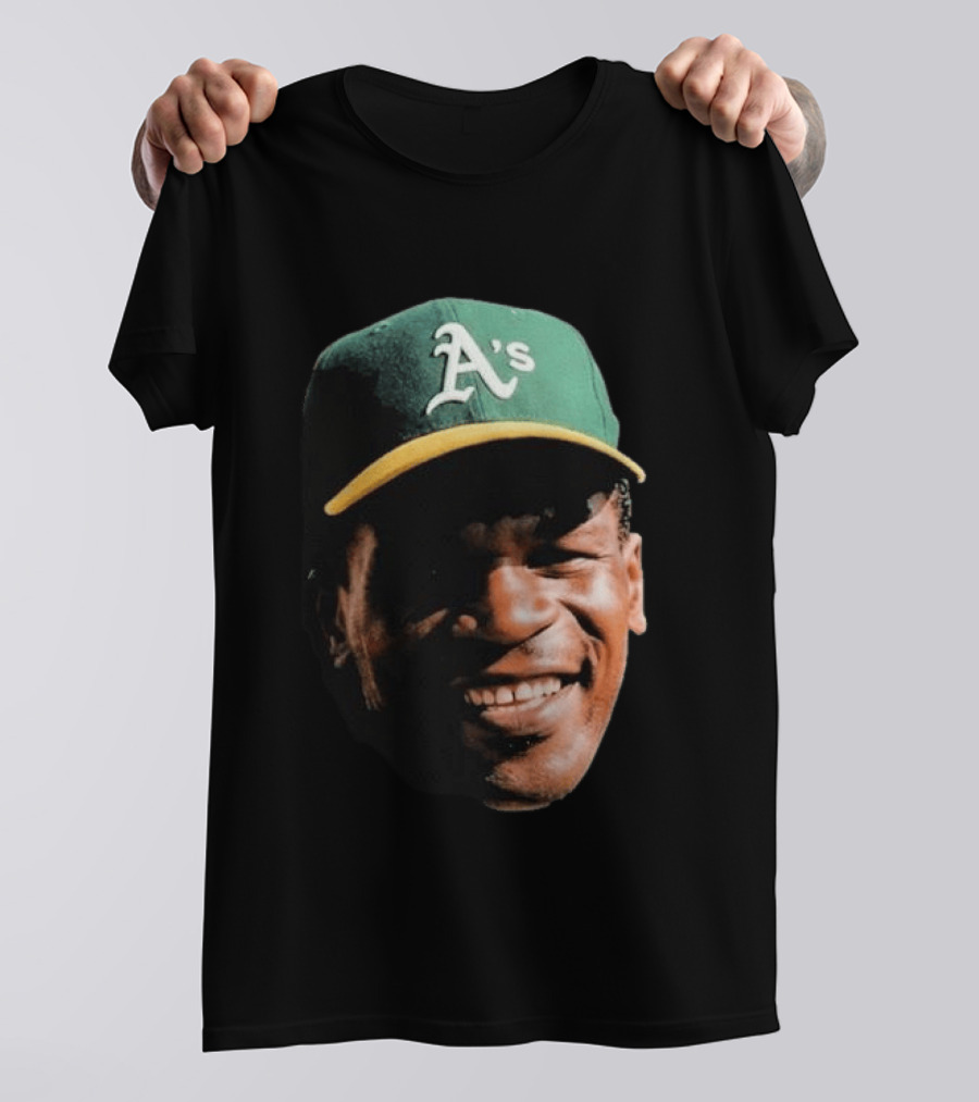 Dallas Braden Rickey Henderson A's Cap T-Shirt