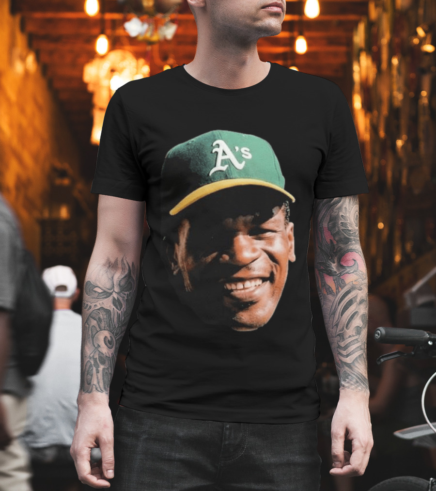 Dallas Braden Rickey Henderson A's Cap T-Shirt