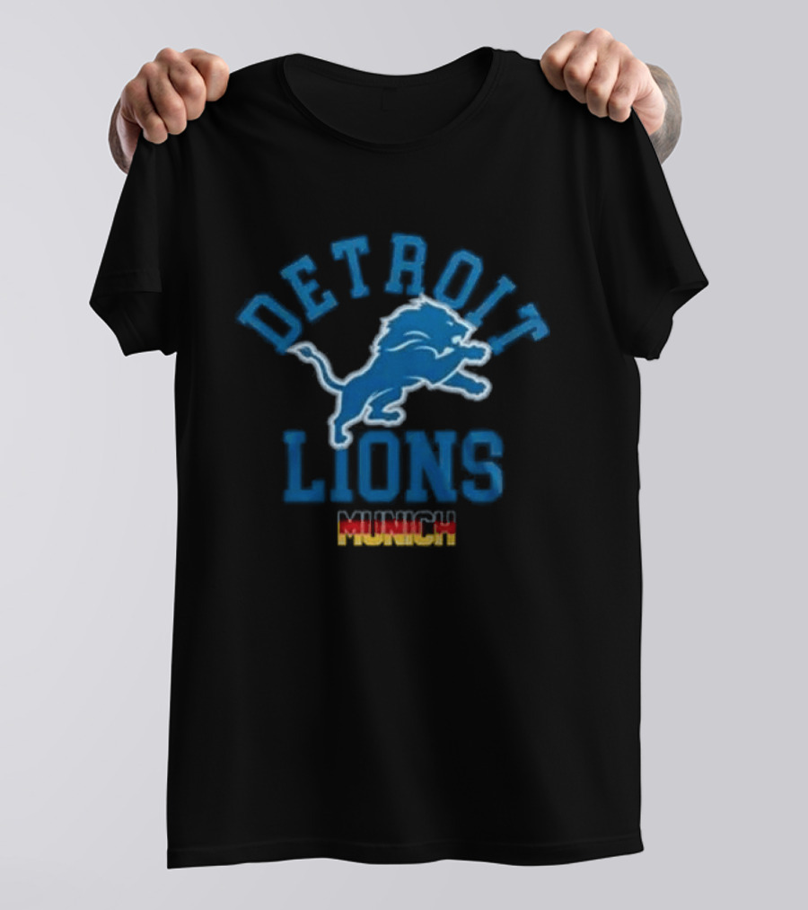 Detroit Lions Munich 2026 Game Football Event T-Shirt