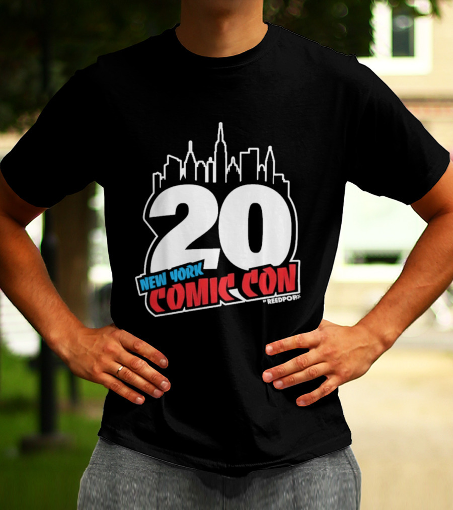 New York Comic Con 20th Anniversary 2026 Skyline Celebration NYCC T-Shirt