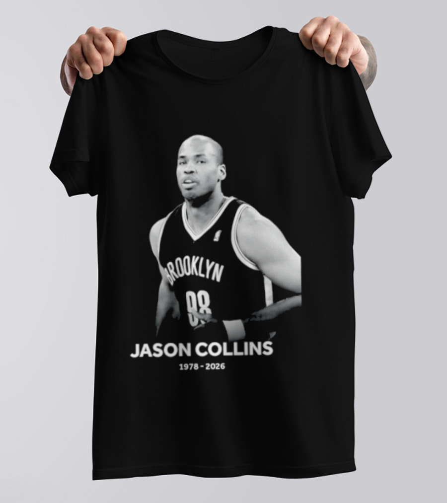 Rest In Peace Jason Collins Brooklyn 1978 2026 First Openly Gay NBA Player T-Shirt