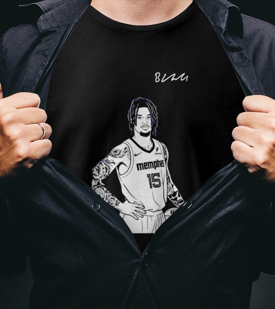 RIP Memphis Grizzlies Brandon Clarke Number 15 Basketball Star T-Shirt