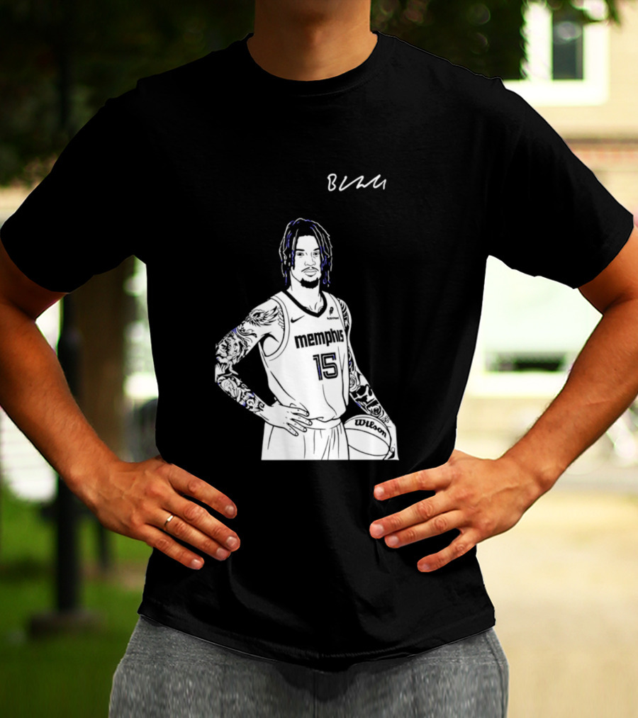 RIP Memphis Grizzlies Brandon Clarke Number 15 Basketball Star T-Shirt