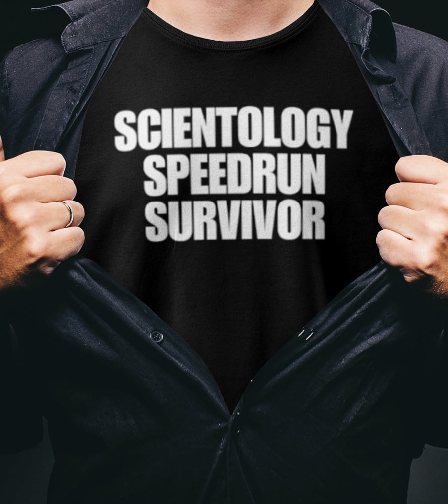 Scientology Speedrun Survivor T-Shirt