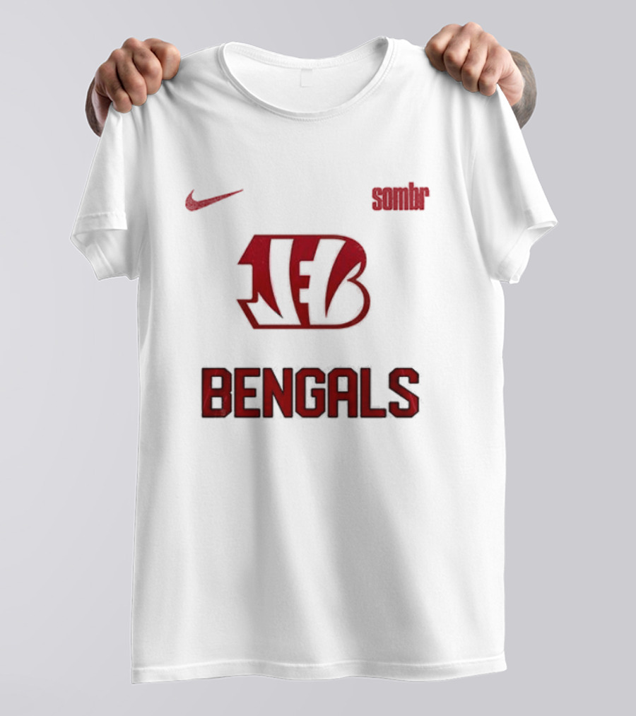 Cincinnati Bengals Nike Sombr The Late Nights And Young Romance Tour T-Shirt