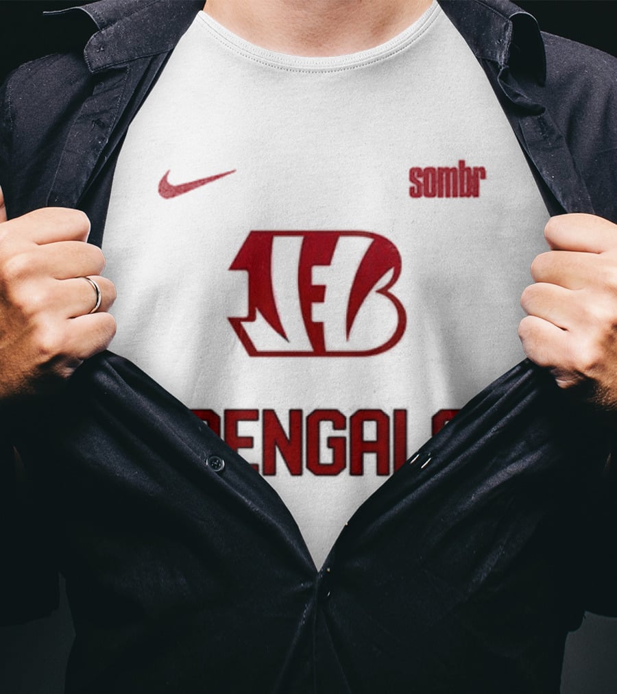 Cincinnati Bengals Nike Sombr The Late Nights And Young Romance Tour T-Shirt