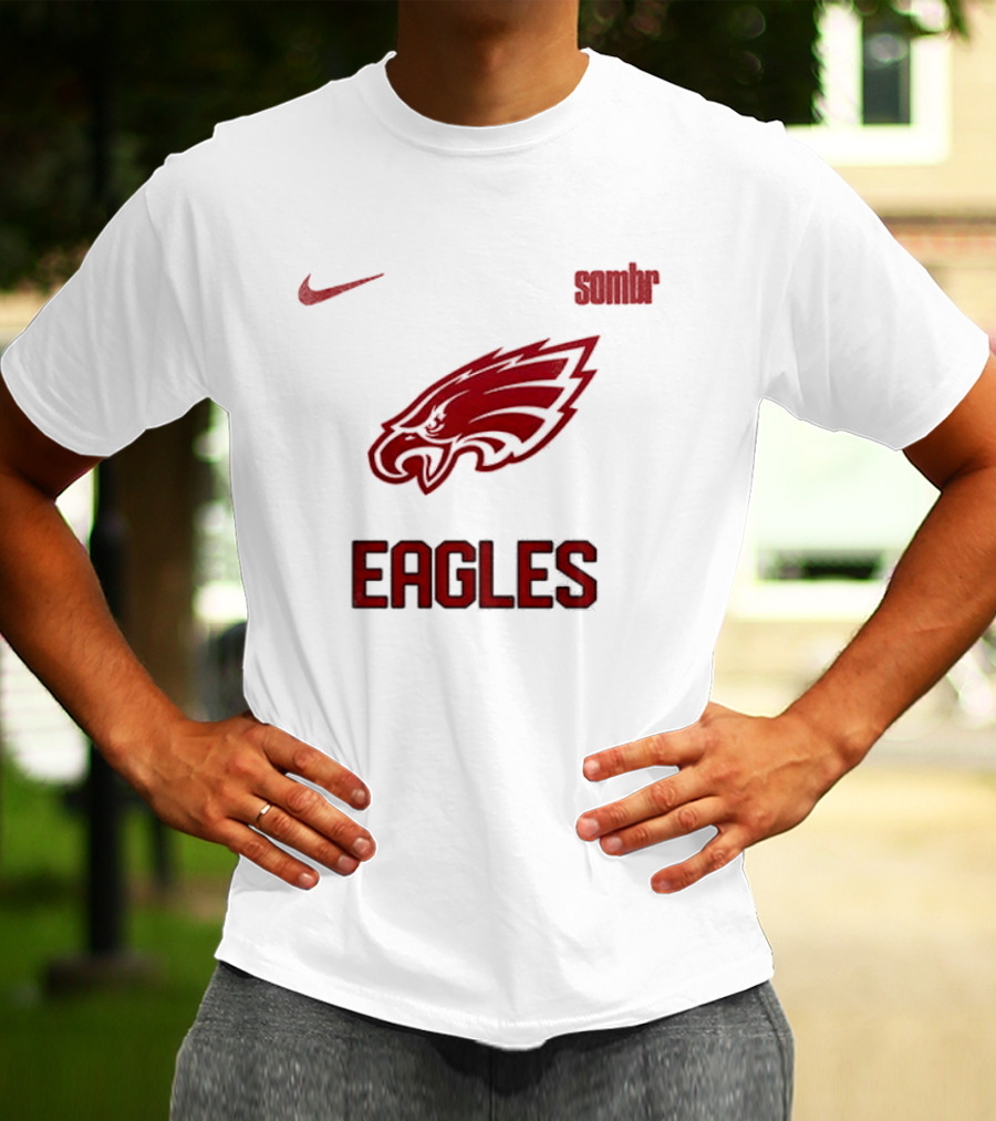 Philadelphia Eagles Sombr Nike Collaboration Late Nights Young Romance Tour T-Shirt