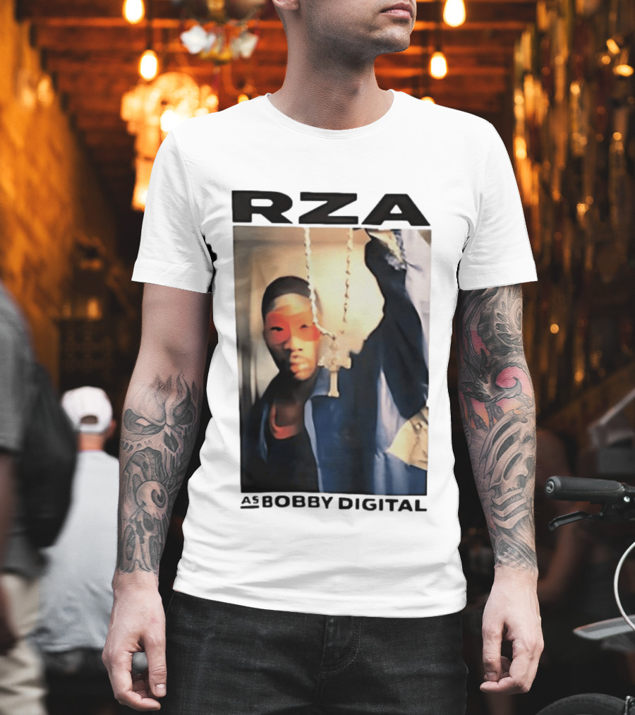 RZA Bobby Digital Mask And Chain T-Shirt