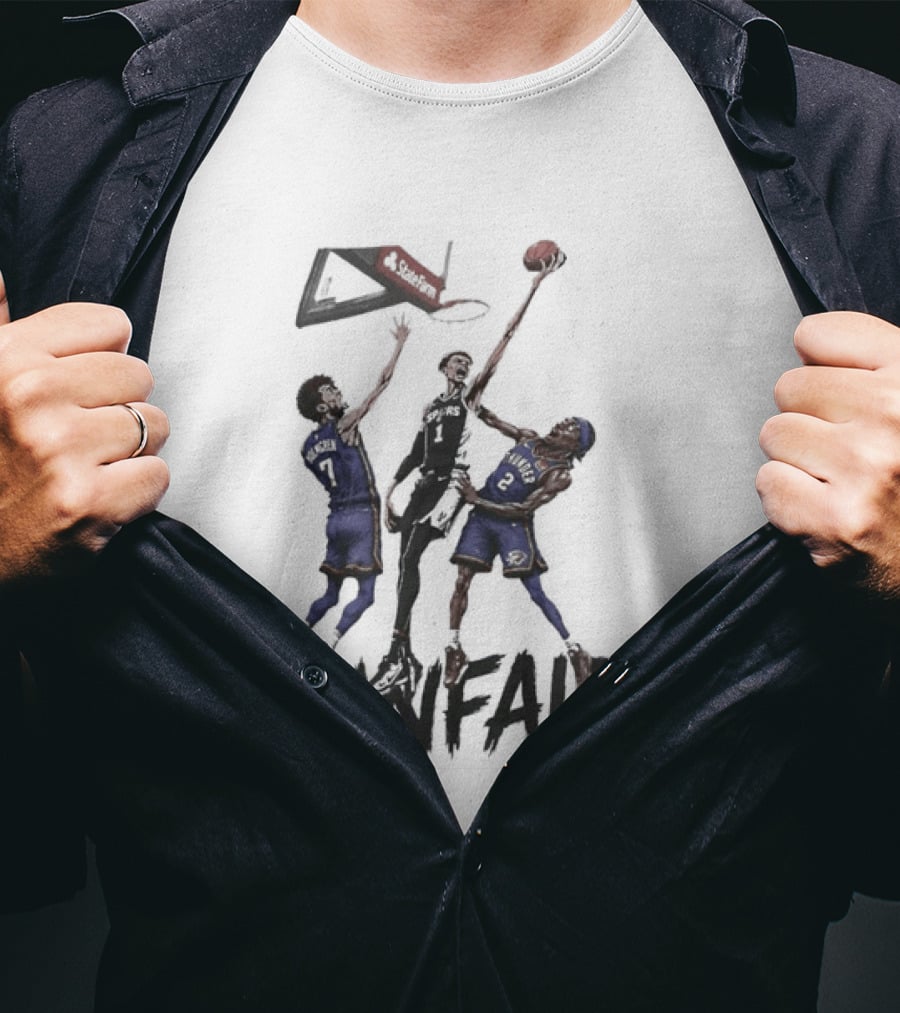 Unfair San Antonio Spurs Basketball Players Dunk T-Shirt