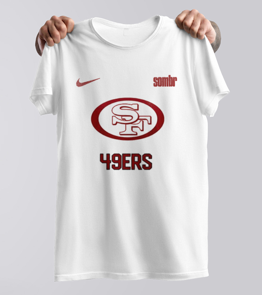 Nike San Francisco 49ers Sombr Collaboration 49ers SF T-Shirt