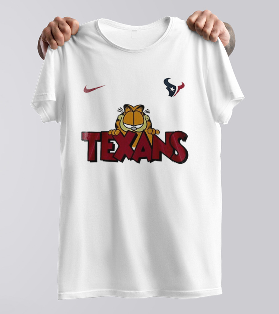 Nike Houston Texans Orange Cat Pose T-Shirt