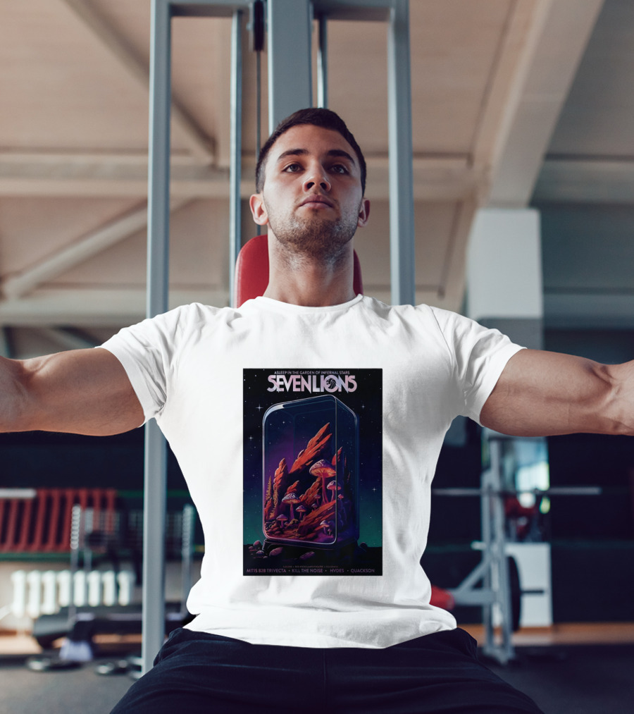 Seven Lions Asleep In The Garden Of Infernal Stars Red Rocks Amphitheatre May 22 2026 T-Shirt