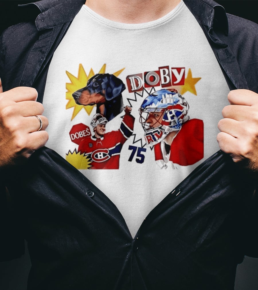 Jakub Dobes Doby Montreal Canadiens 75 T-Shirt