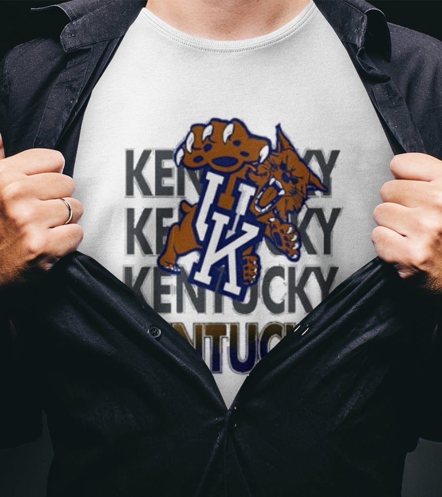 Kentucky Wildcat NCAA Stacked UK Kentucky T-Shirt