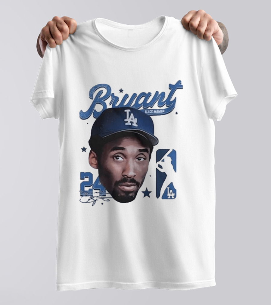 Bryant 24 Black Mamba Los Angeles Dodgers LA 8 T-Shirt