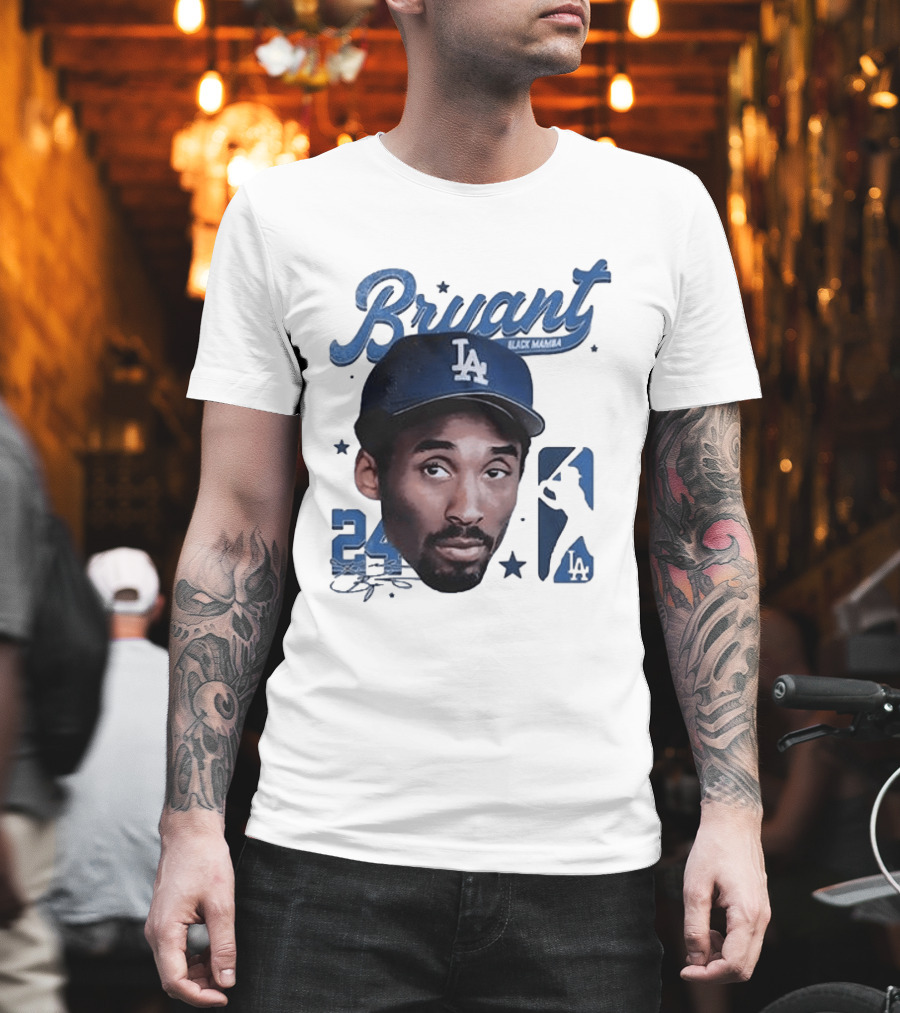 Bryant 24 Black Mamba Los Angeles Dodgers LA 8 T-Shirt