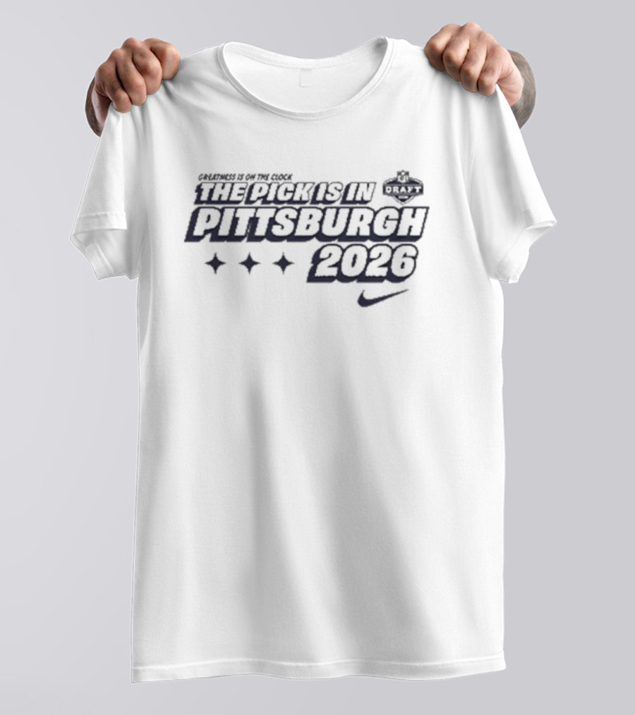 2026 The Pick Is In Pittsburgh Nike Stars T-Shirt