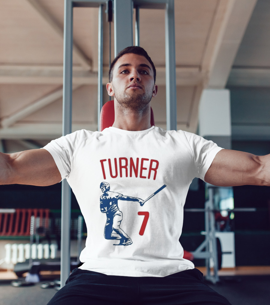 Turner Player 7 Baseball Batter T-Shirt