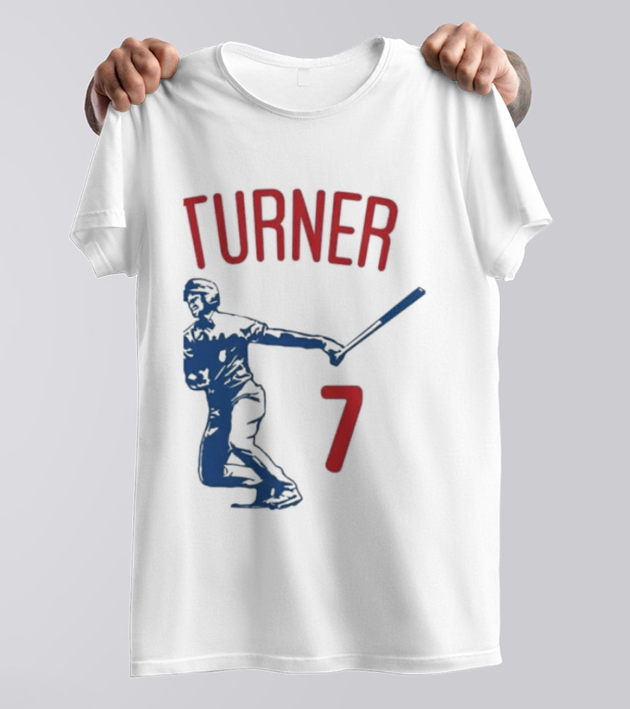 Turner Player 7 Baseball Batter T-Shirt
