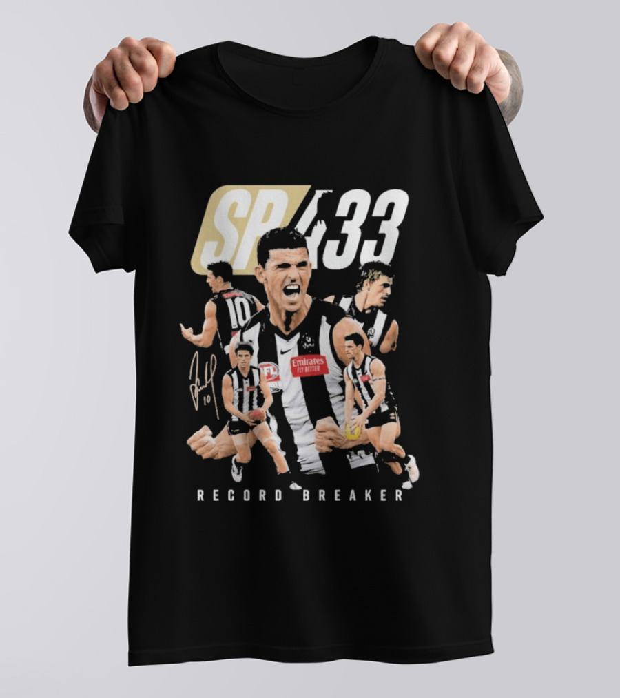 SP433 Record Breaker Emirates Footy Milestone T-Shirt