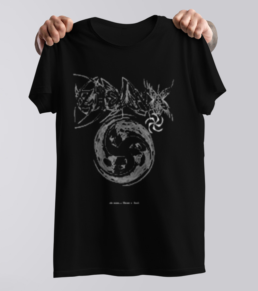 Zheani Folk Dragon Yin Yang T-Shirt