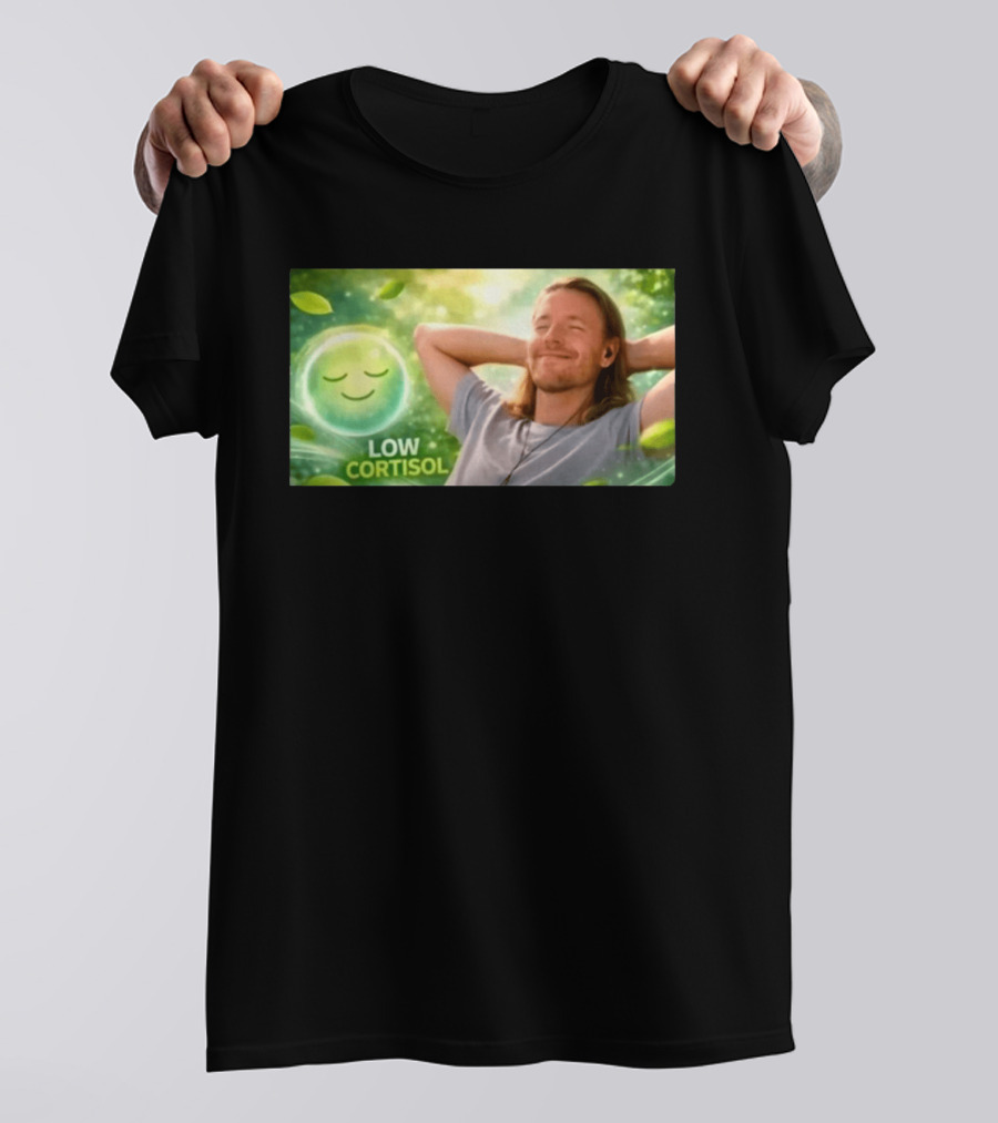 Low Cortisol Goatis 2026 Stress Free Relaxation T-Shirt