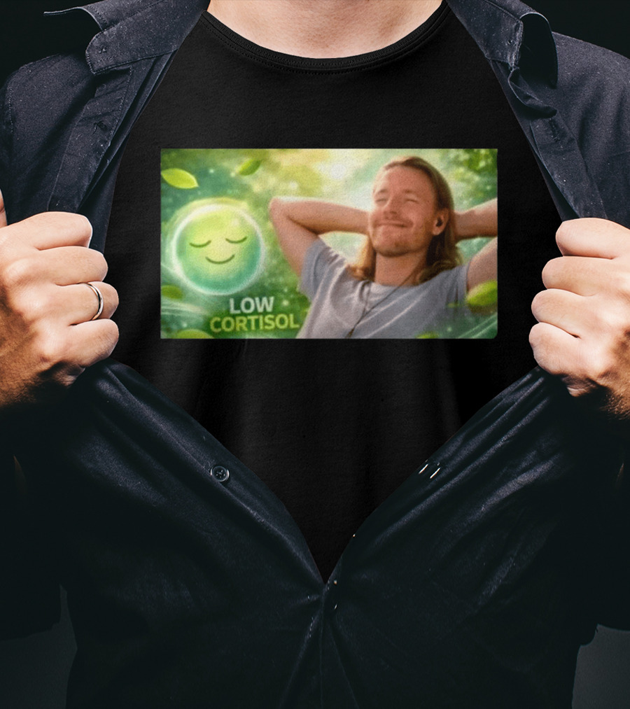 Low Cortisol Goatis 2026 Stress Free Relaxation T-Shirt