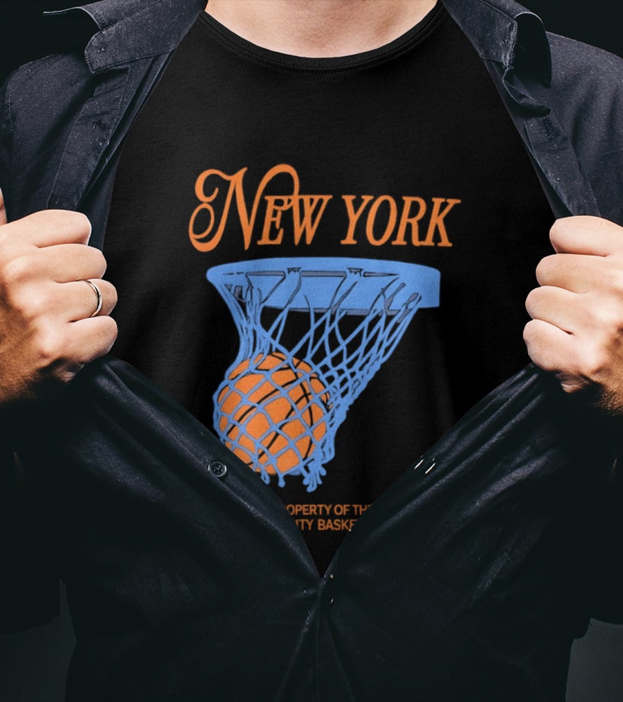 New York Basketball Property Of The New York City Basketball Club T-Shirt
