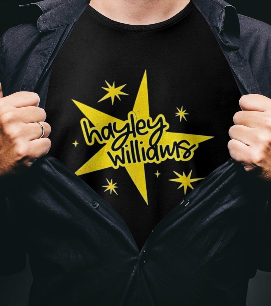 Hayley Williams Golden Starburst Bachelorette Party Star T-Shirt