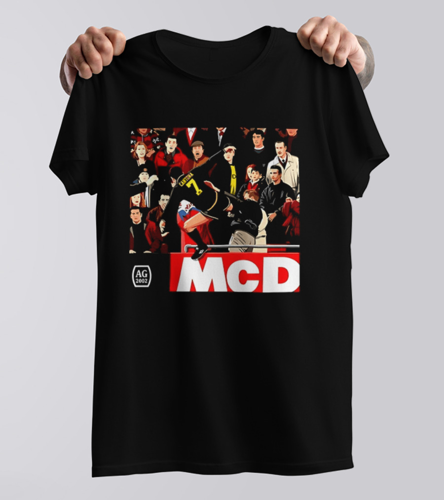 Oh Ah Kung Fu Cantona Kick Crowd Scene MCD T-Shirt