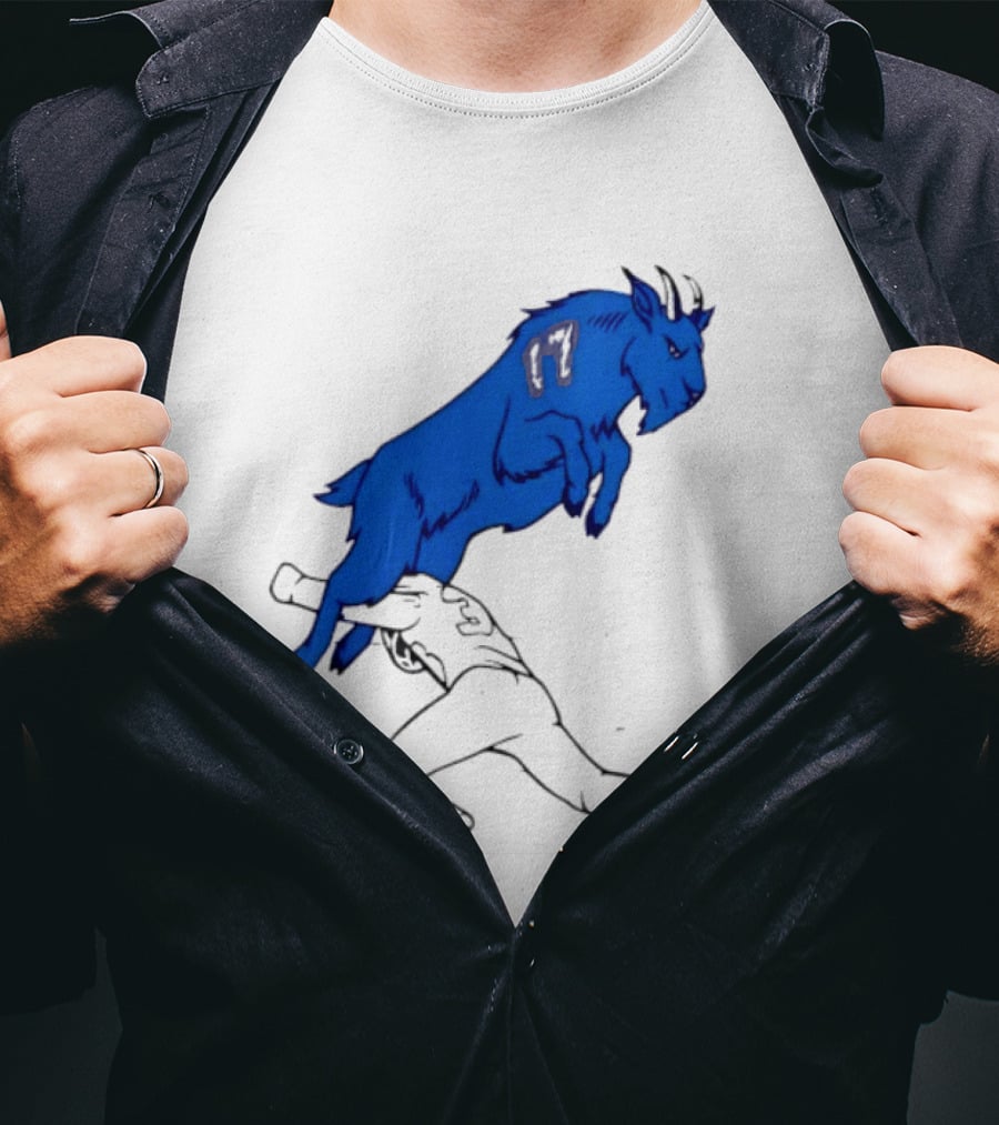 Buffalo Bills Jumping Goat Football T-Shirt