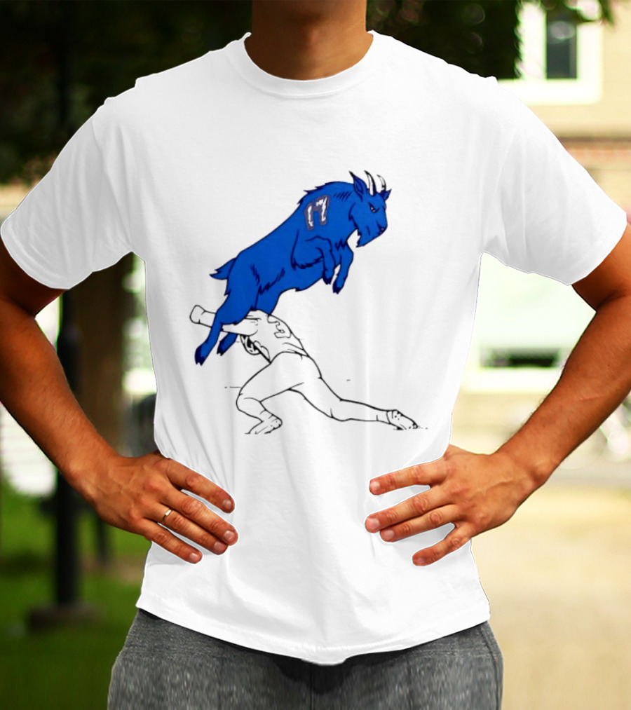 Buffalo Bills Jumping Goat Football T-Shirt