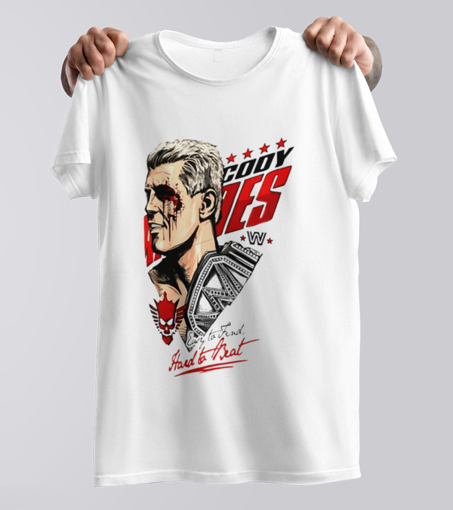 Cody Rhodes WWE Easy To Find Hard To Beat T-Shirt