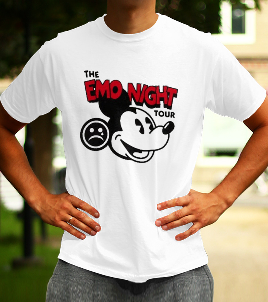 The Emo Night Tour Mouse Sad Face T-Shirt